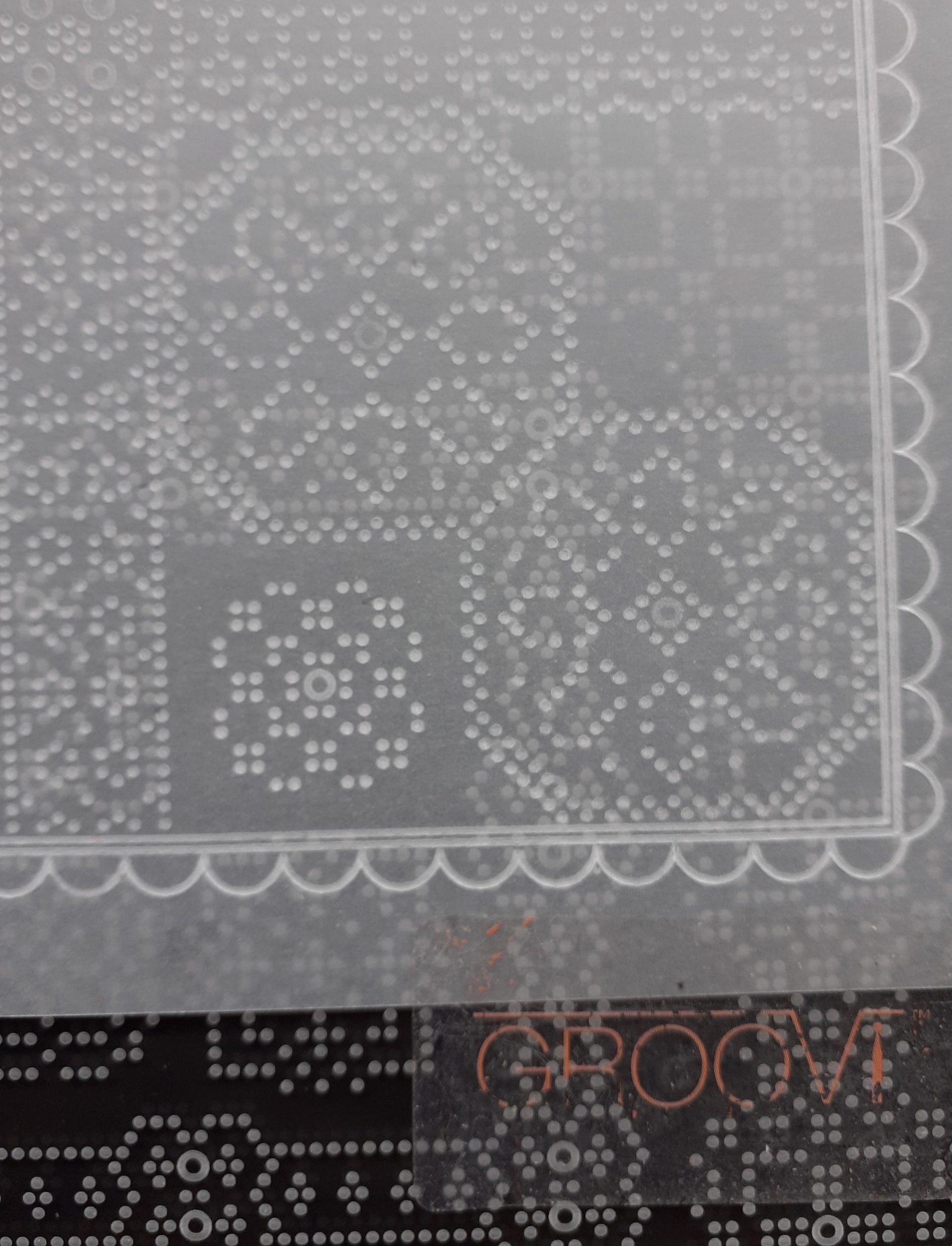 Clarity’s Blog Tutorial: How To Combine Embossed Patterns with Basic Grids