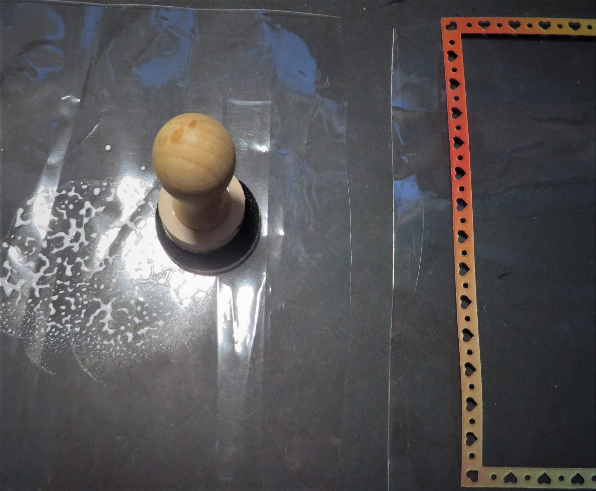 Clarity Matters Blog Tutorial How To Use Dies to Attach Parchment