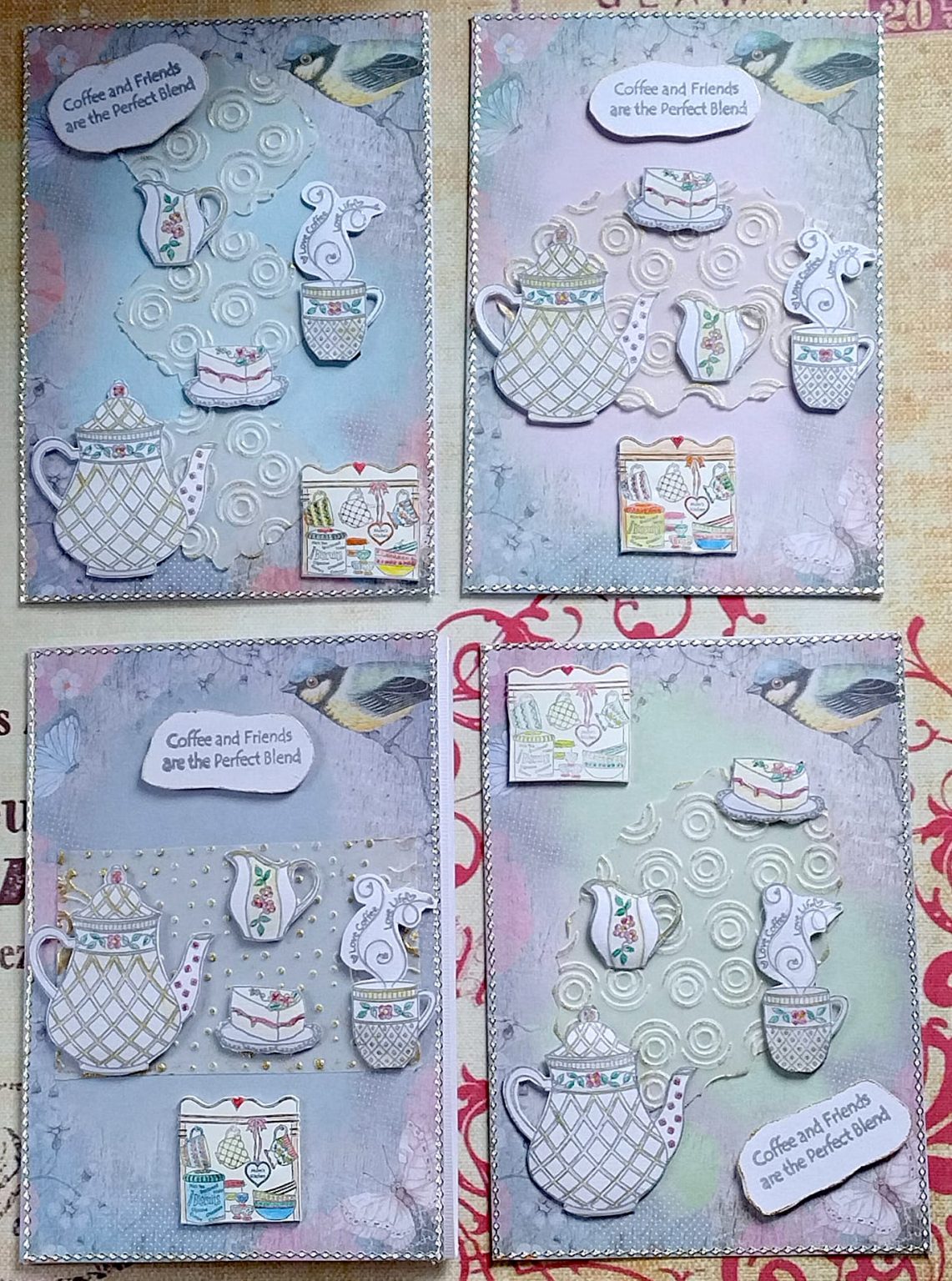 Clarity Designer Karten Petite Edition 'Rainbow River' - 48 Karten, 12 Muster, 12,7x17,8 Cm, 250g Premium