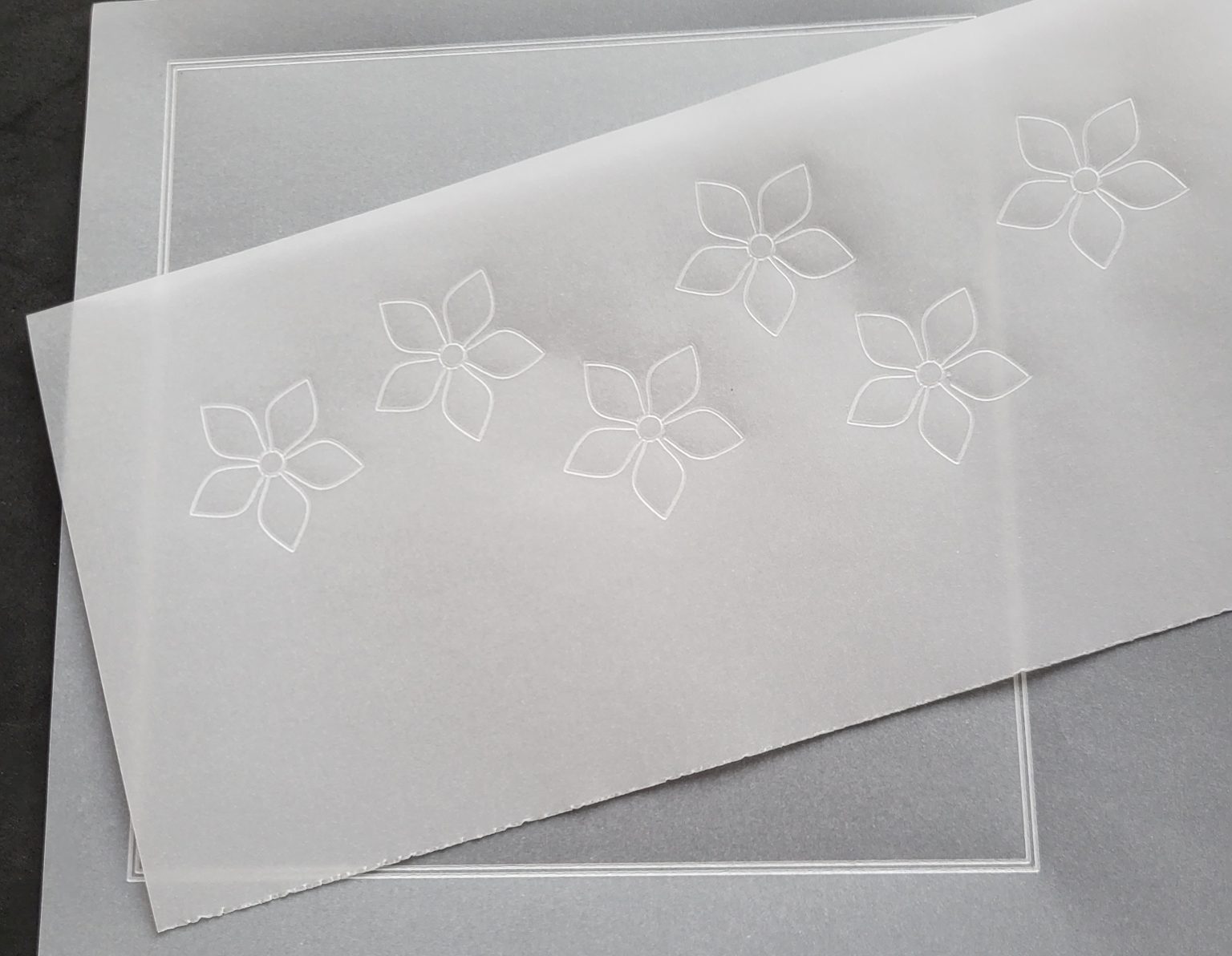 Clarity Matters Blog Tutorial How To Emboss a Frill & Apply Colour to