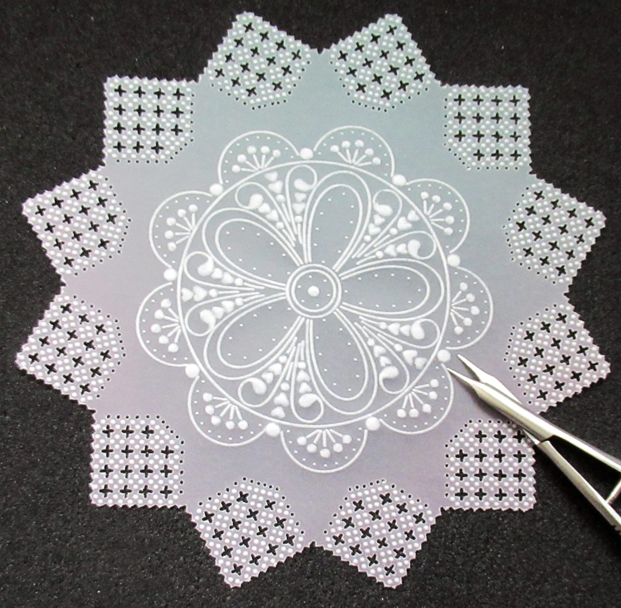 Clarity Matters Blog Tutorial: How To Embroider on Parchment – Part 2